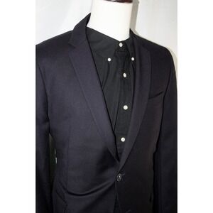 SAND Copenhagen Blazer 52‎ / 42 Navy Super 100s Angelico Wool Dual Vent Italy